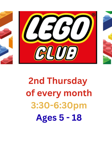 Lego Club for school aged children